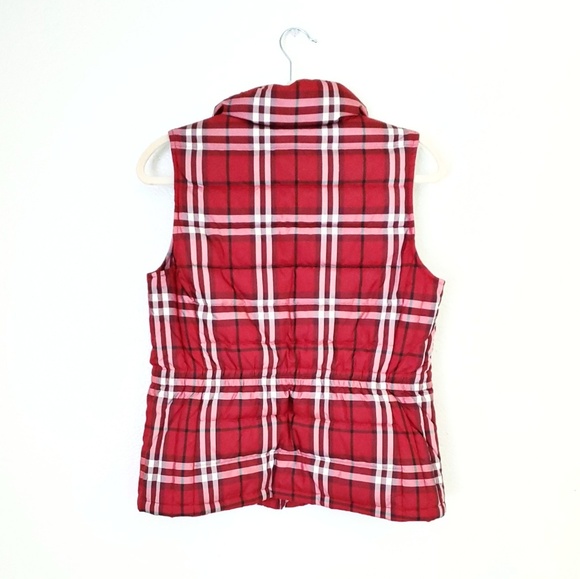 Talbots  Plaid Puffer Vest - Picture 5 of 8